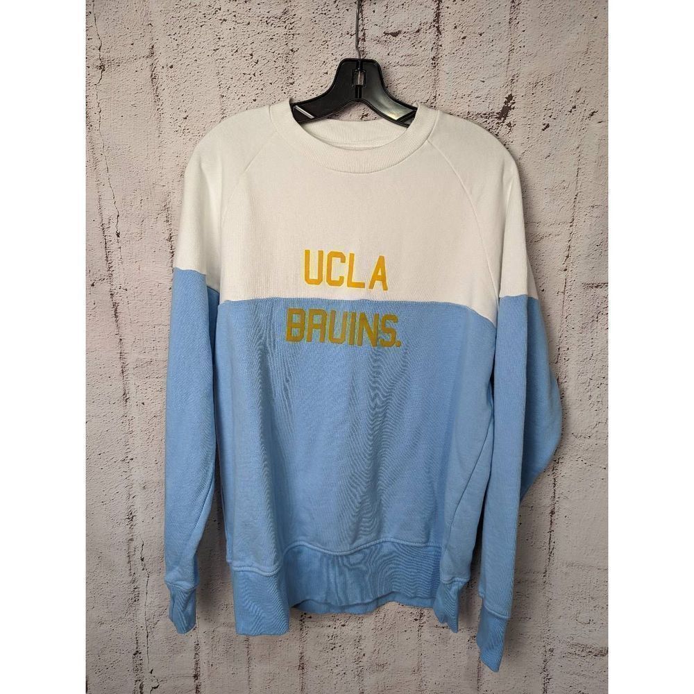 Hillflint UCLA Bruins White Blue Pullover Sweater Sweatshirt Size XL